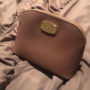 Small mauve MK cosmetic bag